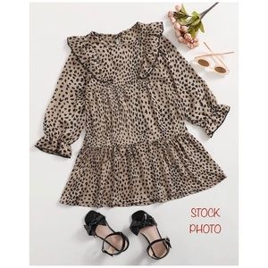 Leopard SHEIN long sleeve dress
